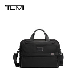 TUMI Alpha3系列男士公文包电脑包02603115D3黑色