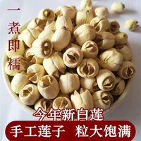 福建建宁莲子去皮去心无芯带心有心农家手工白莲子干货500g