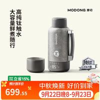 自驾出行：摩动 车载烧水壶便携式烧水壶1L大容量 DSB17E