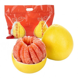 平和琯溪蜜柚 红心蜜柚2个 1.6kg（纸袋装）*3件