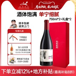 迦南美地 黑骏马赤霞珠美乐干红葡萄酒宁夏贺兰山东麓红酒2018年份