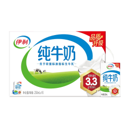 伊利 纯牛奶整箱优质乳蛋白整箱