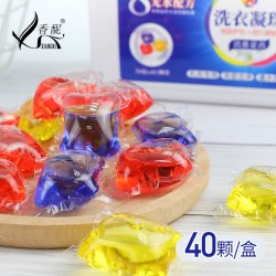 香馜 抖音同款洗衣凝珠香水型花香持久留香家庭装拉渣土教育研究耳鼻疾