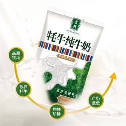 雪顿 牦牛纯牛奶 儿童营养早餐奶 礼盒装牦牛纯牛奶整箱213ml*12袋