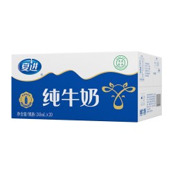 夏进 瓶装纯牛奶整箱243ml*20瓶纯奶宁夏牛奶营养早餐牛奶