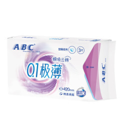 ABC 日夜卫生巾安睡裤组合   420mm3片
