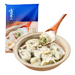 良芯匠人 手工冬笋荠菜猪肉大馄饨（24只）618g/袋*4件