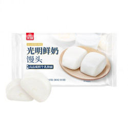 光明 鲜奶馒头（8只装）280g/袋*4件