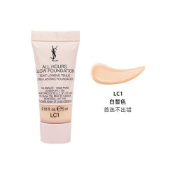 YSL 圣罗兰 恒久持妆粉底液LC2#5g 超薄雾面控油服帖新款