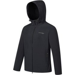 saucony 秋冬新款男子通勤轻户外运动耐磨透湿弹力连帽外套