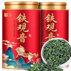 首宴 特级安溪铁观音乌龙茶500g清香型罐装口粮茶叶自己喝茶叶