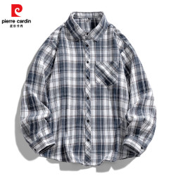 皮尔·卡丹 男士秋季宽松休闲衬衫