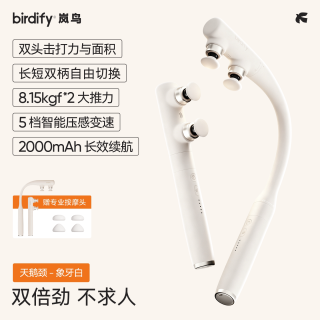 birdify 岚鸟G40双头不求人筋膜枪肌肉肩颈椎腰背按摩器中秋节礼物