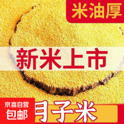 京喜 26年现磨新米山西油糯黄小米农家新米熬粥养胃红豆薏米杂粮农产品 糯黄小米 100g*1袋