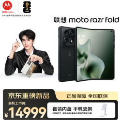 摩托罗拉 moto razr fold 8.1英寸无偏振屏 绅墨雅黑 16GB+1TB 折叠屏手机