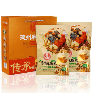 凤起 正宗德州麻椒鸡礼盒1.0Kg 椒麻鸡整鸡麻辣味扒鸡德州烧鸡卤味礼品