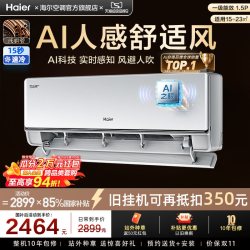 海尔 舒适风Pro系列 KFR-35GW/E2-1Pro 新一级能效 壁挂式空调 1.5匹