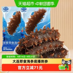 宫壹 大连即食海参底播刺参1000g20-30只