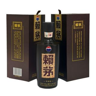 茅台 贵州茅台股份赖茅酒传承棕53度酱香型白酒500ml*2瓶装含手提袋