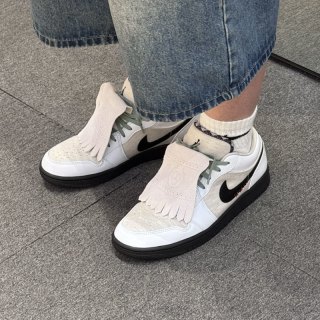NIKE 滔搏丨NIKE耐克男子AIR JORDAN 1复古菱纹板鞋篮球鞋IO2047-001