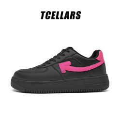 Tcellars 小白鞋 低帮厚底板鞋 简约百搭透气舒适休闲鞋 多色任选