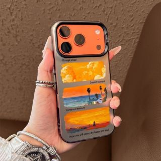 C 【简约高级】日本SIONOSI落日橘云适用苹果17promax手机壳iphone16新款15超薄14防摔131211