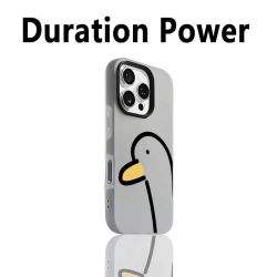 C 【简约高级】日本SIONOSI韩国INS风鸭子适用苹果iPhone17/16promax手机壳15/14果冻二合一