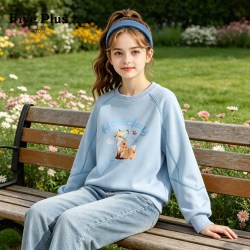 Five Plus 女童长袖卫衣春秋款2026新款秋装儿童童装女孩好看上衣