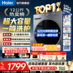 海尔 小红花系列 XQG120-L52D1 滚筒洗衣机 12kg