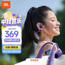 JBL ENDURANCE PACE 悦跑环 挂耳式耳机 波斯紫