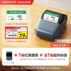 精臣 B1/B3S/B4超市价格智能标签打印机服装超市珠宝药店商超商品二维码条形码不干胶贴纸打标机手持