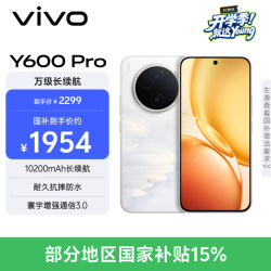 vivo Y600Pro 10200mAh蓝海电池 浮光金 8GB+256GB 手机