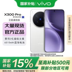 vivo X300 Pro 卫星通信版 5G手机 12GB+512GB 简单白