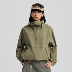 探拓 春夏山系防晒衣男女户外连帽情侣款户外风衣轻薄外套