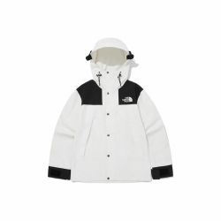 北面 男女款户外GTXf防水防风连帽1990黑白拼接冲锋衣NJ2GQ50B