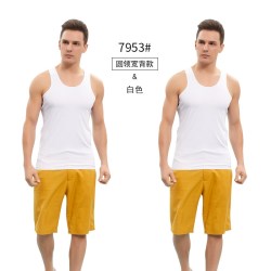 无痕男士背心纯棉60支精梳棉跨栏衬衫内搭打底薄款夏季新疆棉坎肩