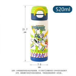 迪士尼 316不锈钢双饮弹盖保温杯 520mL 带原装杯套