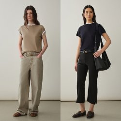 LESS 2026秋新款绒感环保T恤女全棉纯色上衣2X8112990