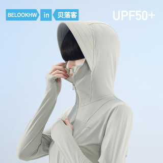 贝落客 夏季防晒衣男女防紫外线透气冰丝薄款遮阳骑车户外钓鱼服