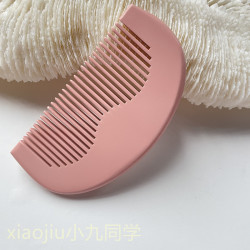 女生迷你便携家用梳木头粉色可爱梳子外出梳子随身便携防静电女孩