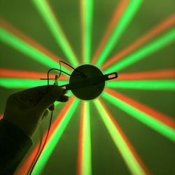 12v24v汽车货车底盘灯氛围灯七彩爆闪落地开花灯 摩托车装饰灯