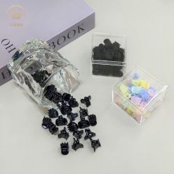 义佰满分30个盒装刘海夹小夹子编发小抓夹碎发夹黑色简约小巧发卡