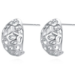 VIGG JEWELRY VIGG 铜合金耳饰 太空石耳钉 小众简约项链耳环时尚百搭饰品