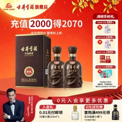 古井贡酒 年份原浆 第6代 献礼版 50%vol 浓香型白酒 500ml*2瓶 双支装