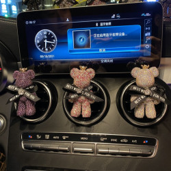 长腿欧巴熊出风口香薰汽车空调出风口装饰香薰装饰（清淡香型）