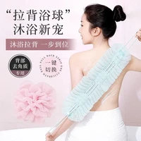 吸盘收纳沐浴拉背一体两用搓澡柔软搓泥擦背浴花球沐浴