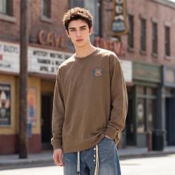 Dickies 长袖t恤男春秋宽松休闲百搭打底衫舒适圆领上衣