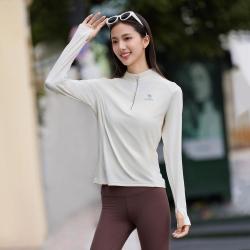 骆驼 长袖t恤女速干衣秋季户外徒步运动上衣防晒运动t恤