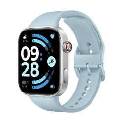 小米 Watch 6 智能手表 蓝牙版 46.45mm 银色高强铝表壳 迷雾蓝TPU表带