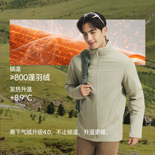 蕉下 CL027 气绒保暖立领夹克 漫暮黑 XL